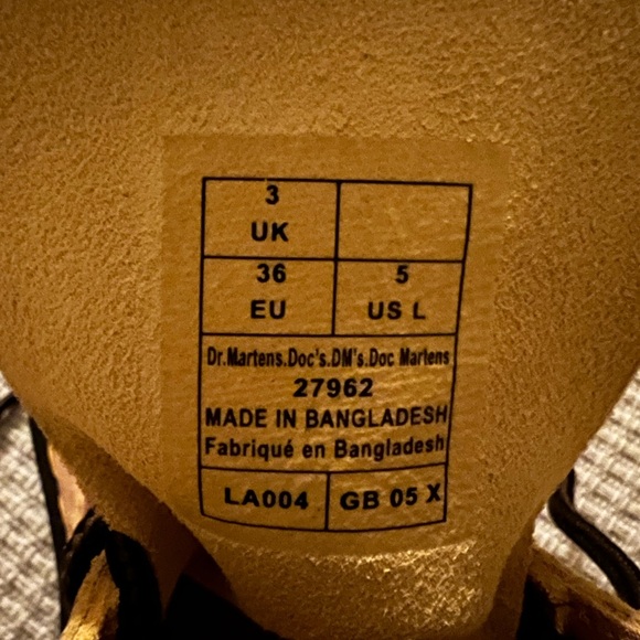 Tie dye Dr. Marten boots size 5 - Picture 5 of 8